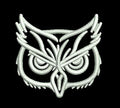 White Owl Embroidery Design