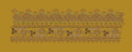 Lattice Mesh and Floral Vine Border Embroidery Design