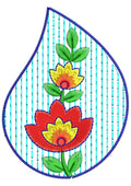 Leaf Art Embroidery Design