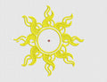 Sun Embroidery Design