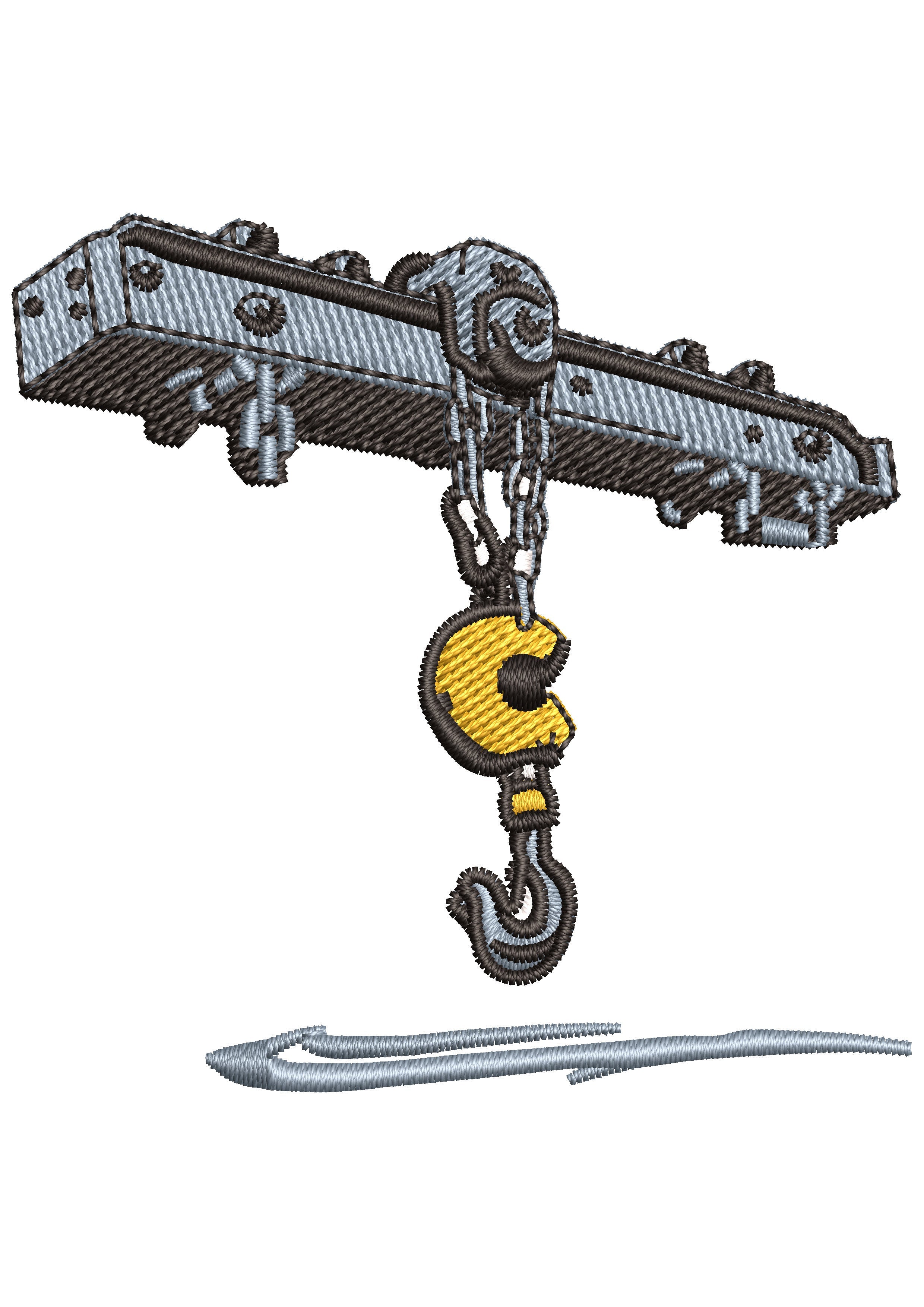 Lifter Embroidery Design