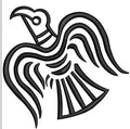 Crow Embroidery Design