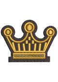 Crown Hell Embroidery Design