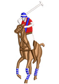 Polo Multi Horse Embroidery Design