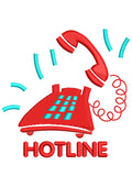 Hotline Embroidery Design