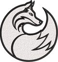 Wolf Embroidery Design