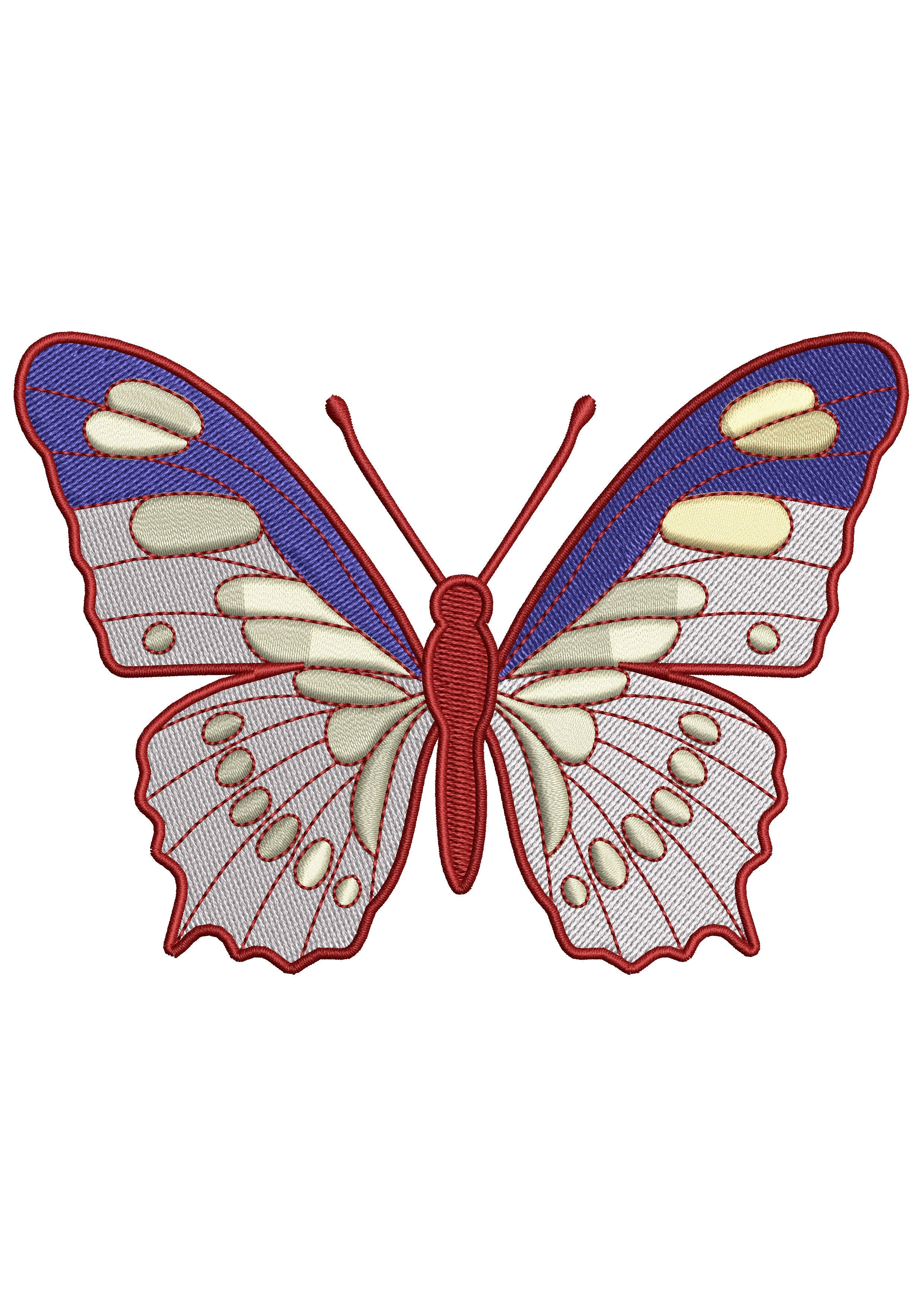 Butterfly Embroidery Design