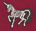 Skeletal Unicorn Stitch Embroidery Design
