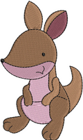 Kangaroo Embroidery Design