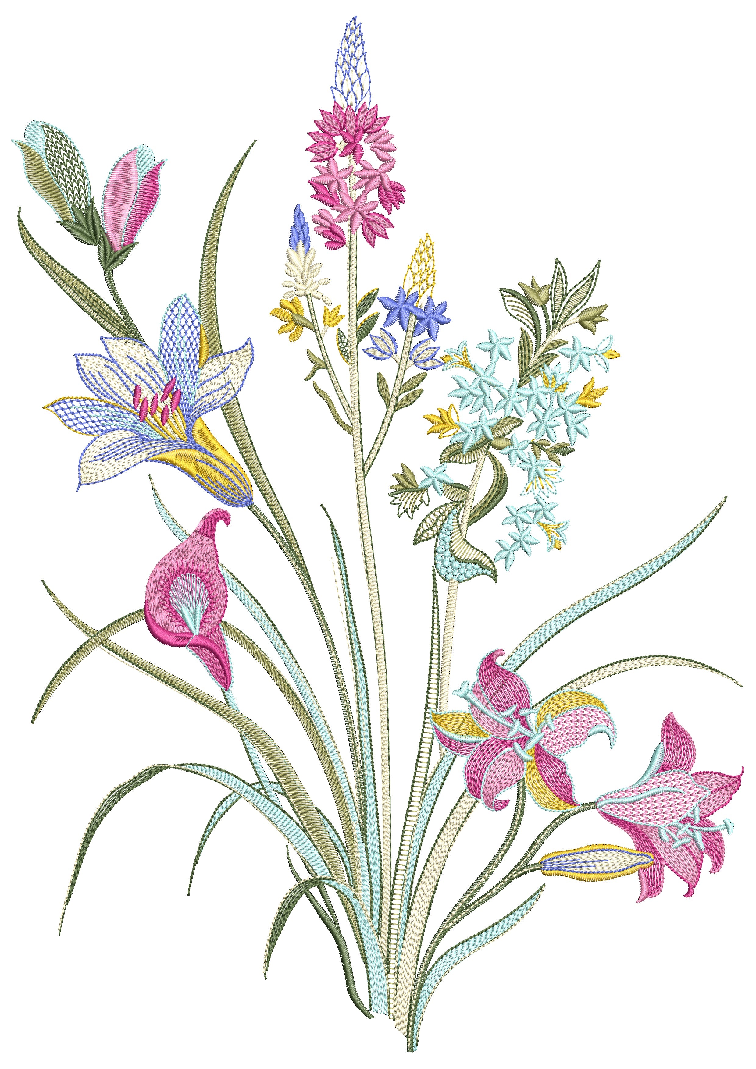 Motive Art Embroidery Design