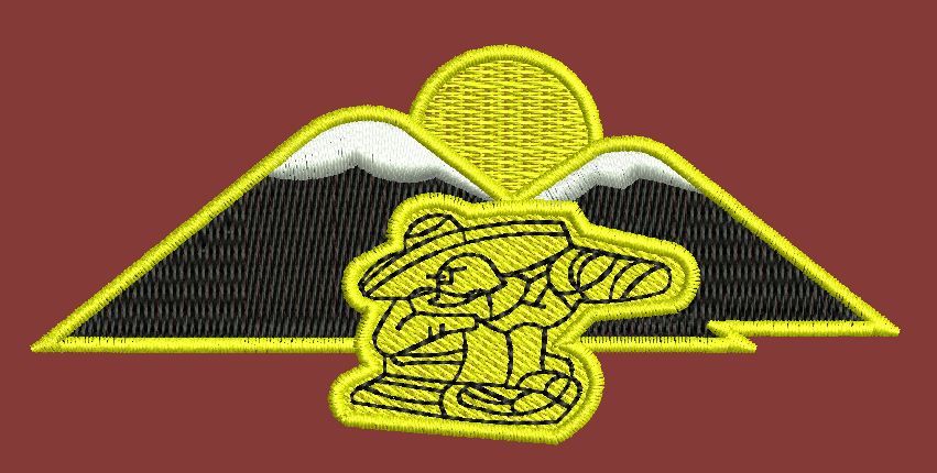 Mount Fuji Embroidery Design