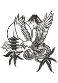 Dragon Hill Embroidery Design