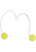 Tiny Yellow Balls Embroidery Design