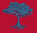 Tree Embroidery Design