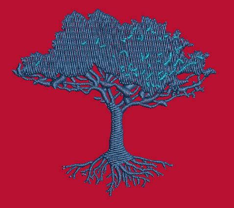 Tree Embroidery Design