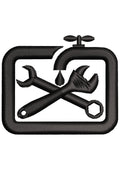 Plumbing Embroidery Design