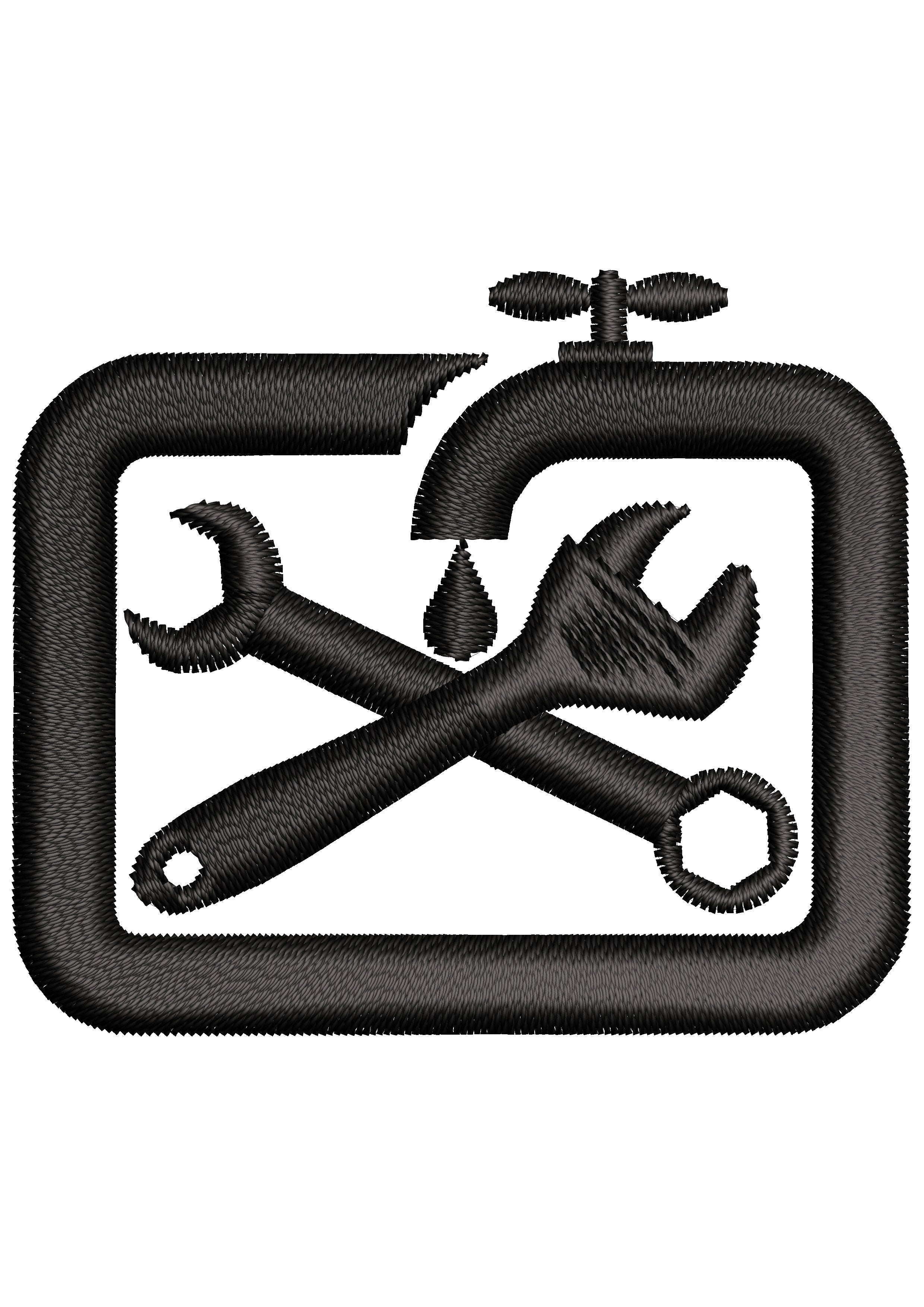 Plumbing Embroidery Design