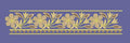 Floral Vine Ornate Border Embroidery Design