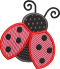 Ladybird Embroidery Design