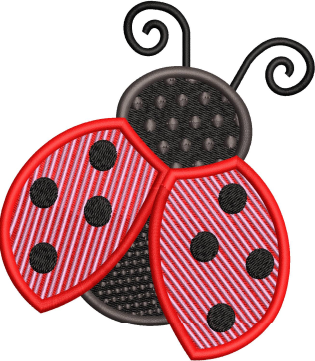 Ladybird Embroidery Design