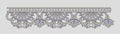Fan Patterned Filigree Border Embroidery Design