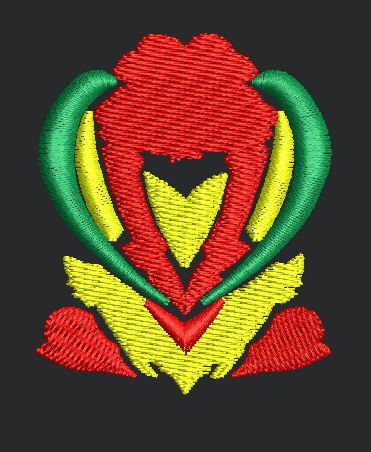 Vibrant Design Embroidery Design