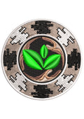 Nature Art Embroidery Design