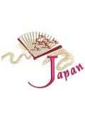 Japanese Fan Embroidery Design