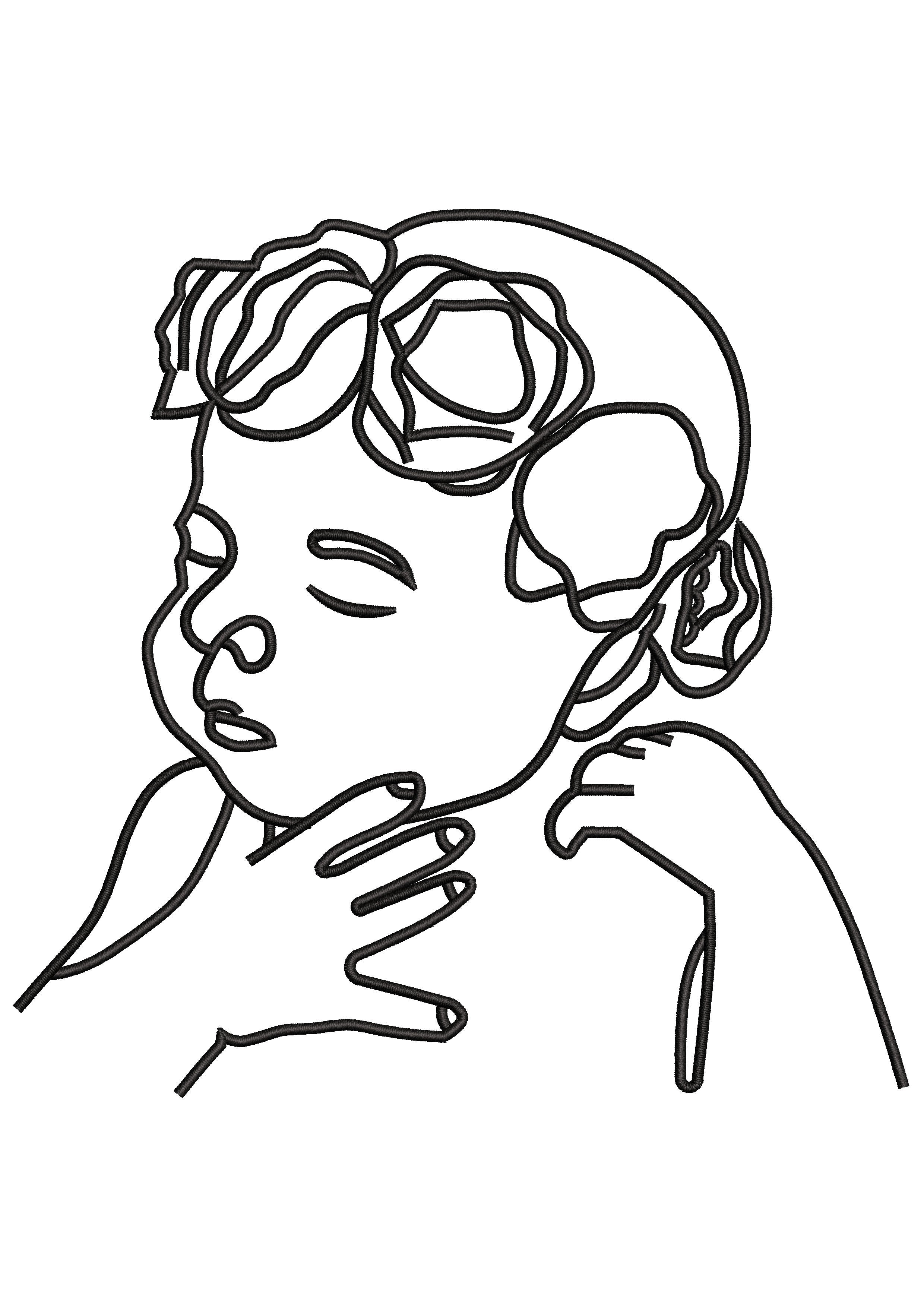 Boy Baby Embroidery Design