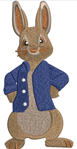 Rabbit Embroidery Design