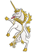 Unicorn King Embroidery Design