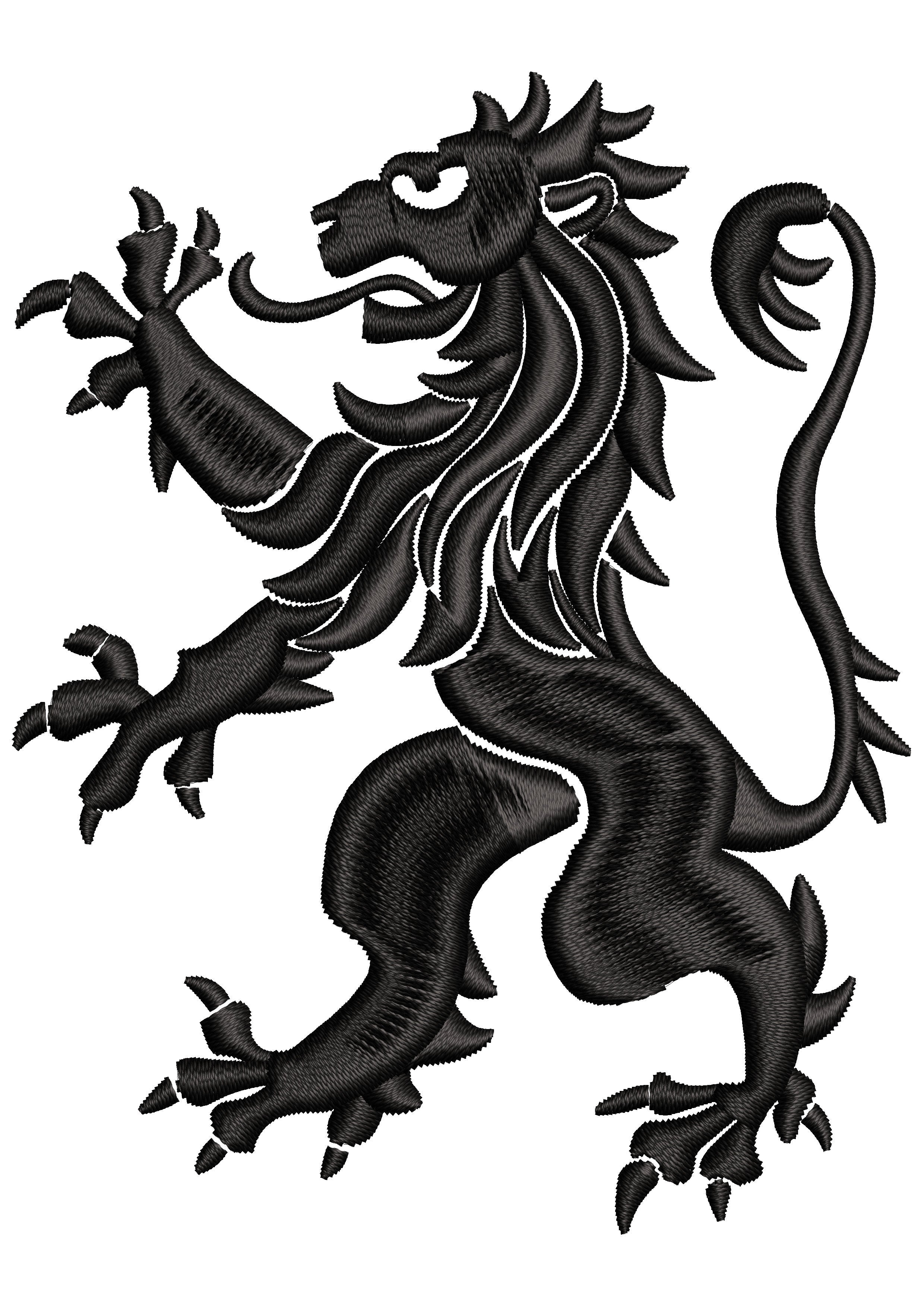 Creature Lion Embroidery Design