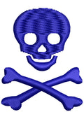 Skull Embroidery Design