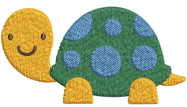 Tortoise Embroidery Design