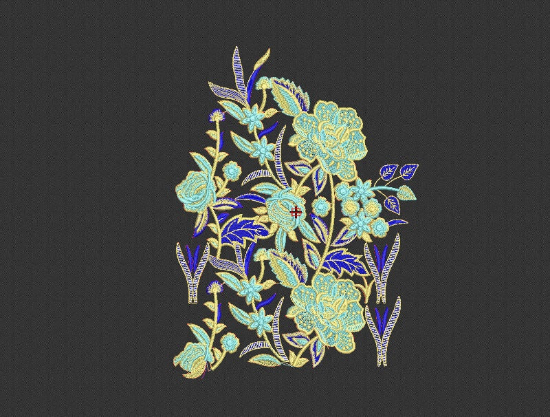 Flower Embroidery Design