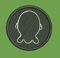 Circled Ethereal Form Embroidery Design