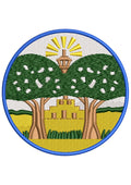 Green Trees Embroidery Design