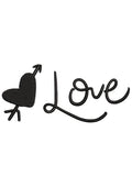 Love Embroidery Design
