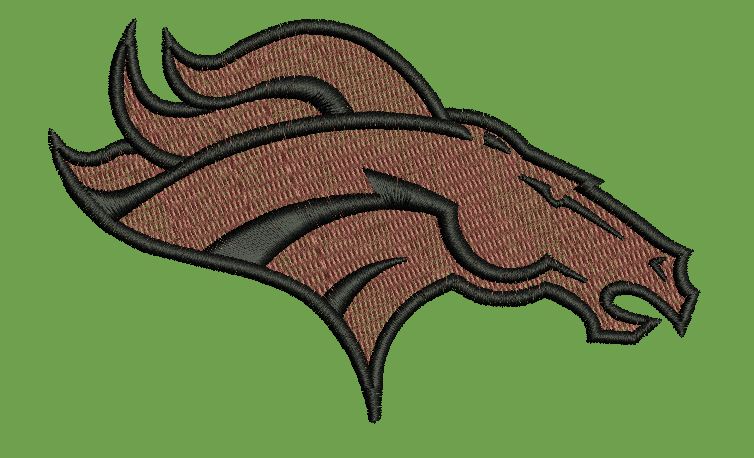 Horse Head Mascot Embroidery Design