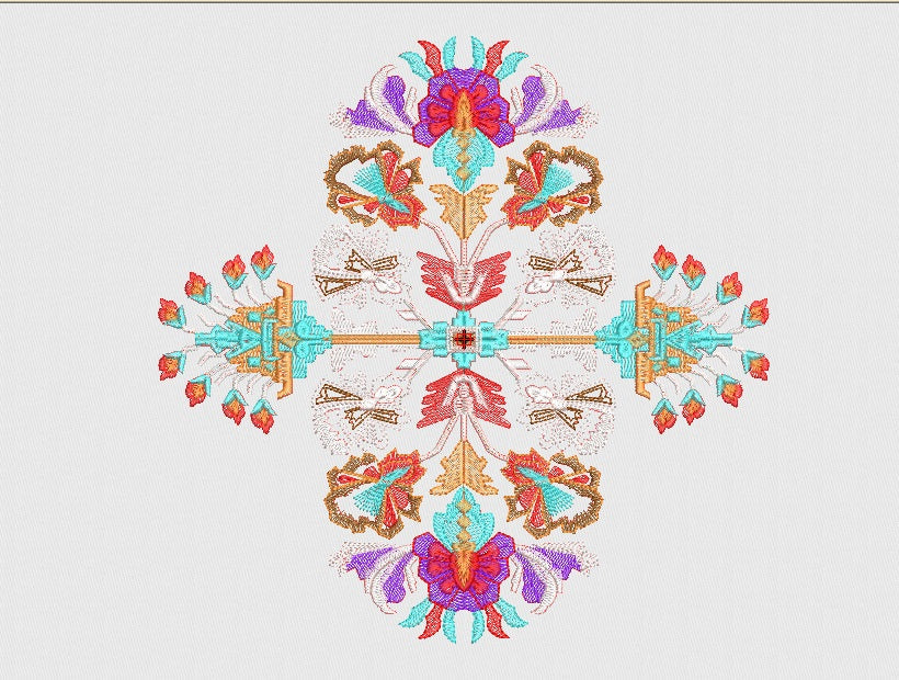 Flower Embroidery Design