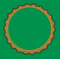 Scalloped Decorative Border Embroidery Design