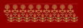 Sun Floral Lace Border Embroidery Design