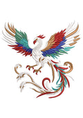 Bird Beauty Embroidery Design