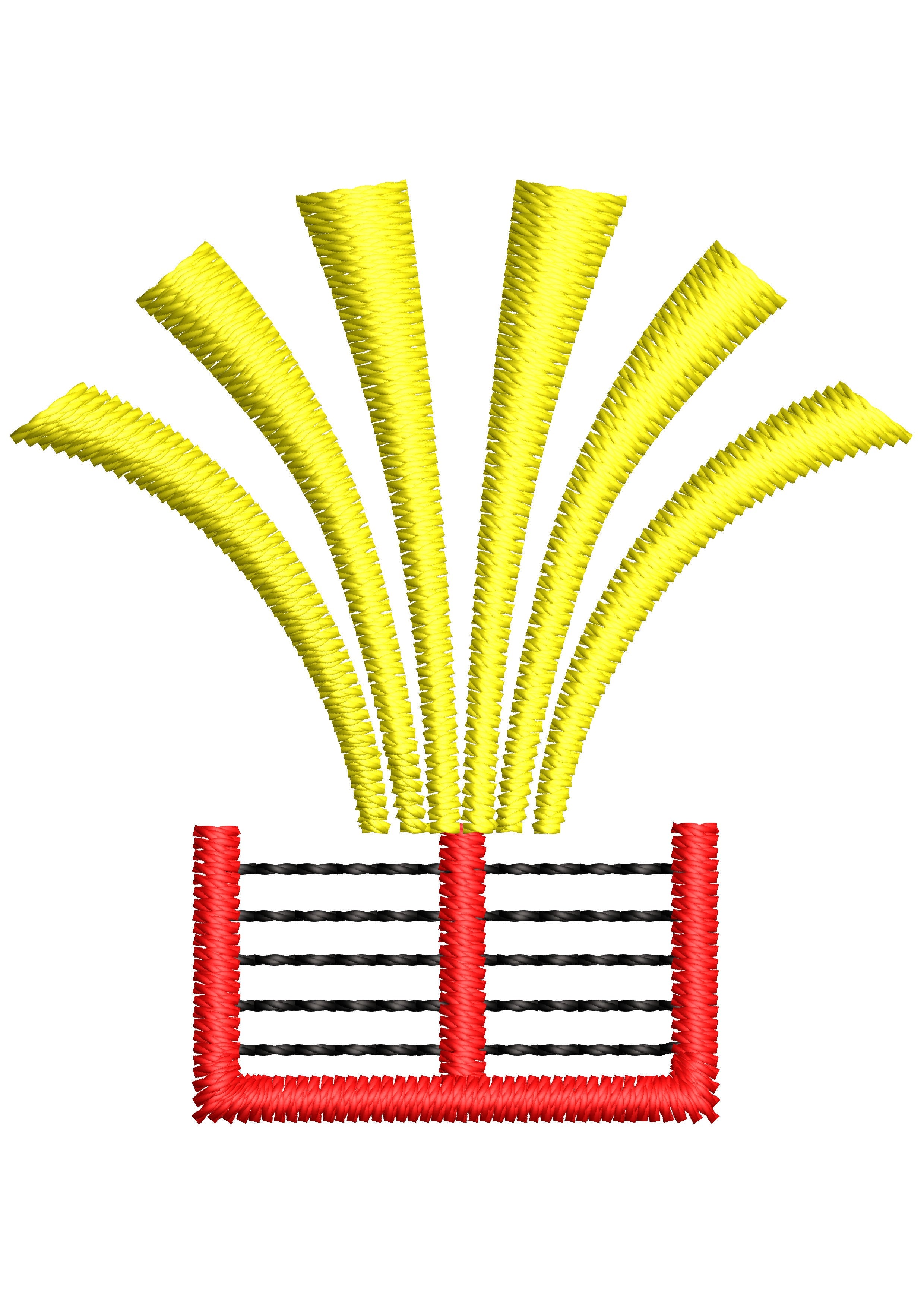 Light House Embroidery Design