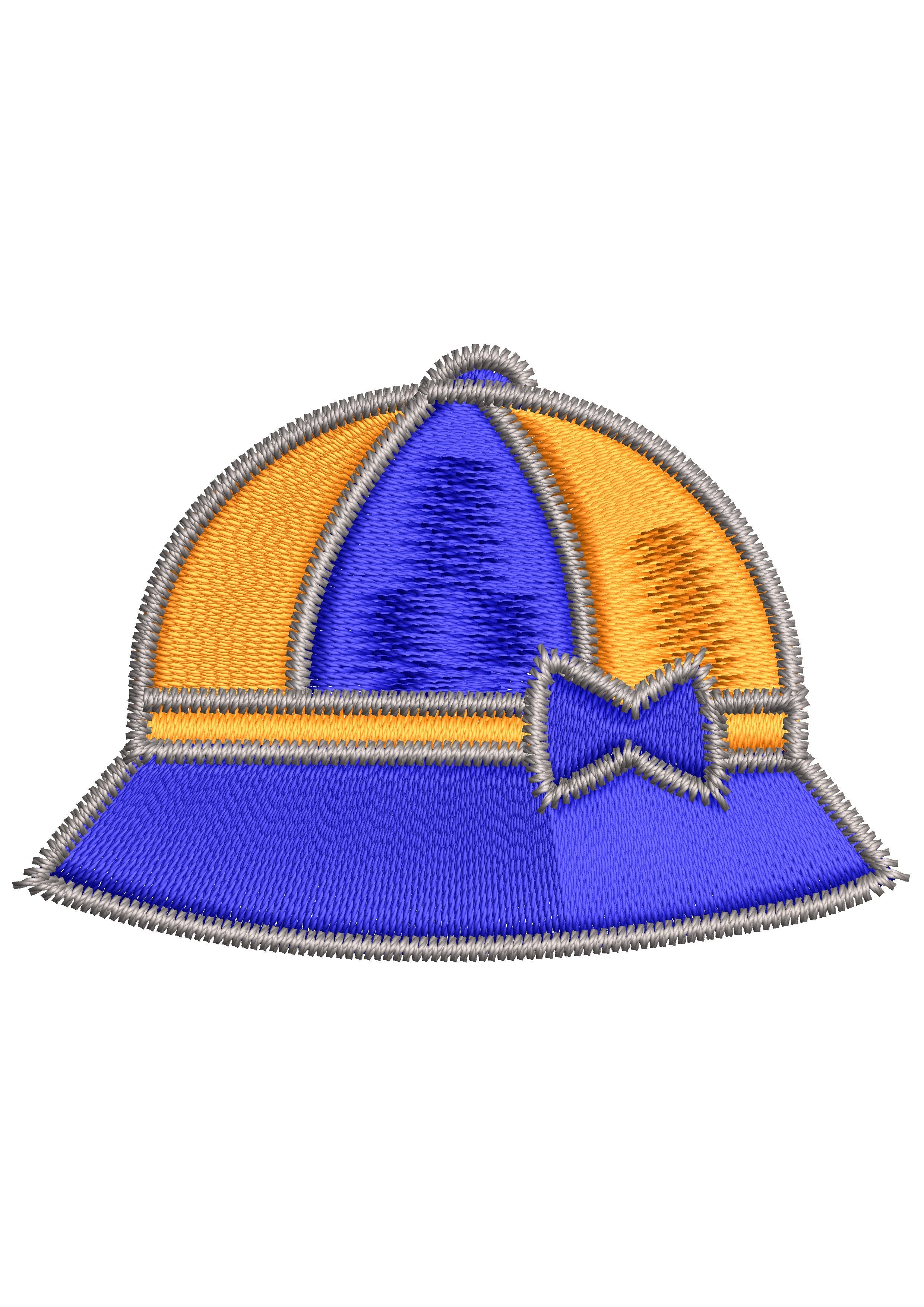 Kid's Hat Embroidery Design