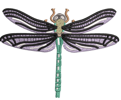 Dragonfly Embroidery Design