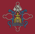 Ibiza Town Embroidery Design