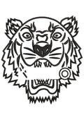 Cougar Head Embroidery Design