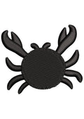 Crab Beach Embroidery Design