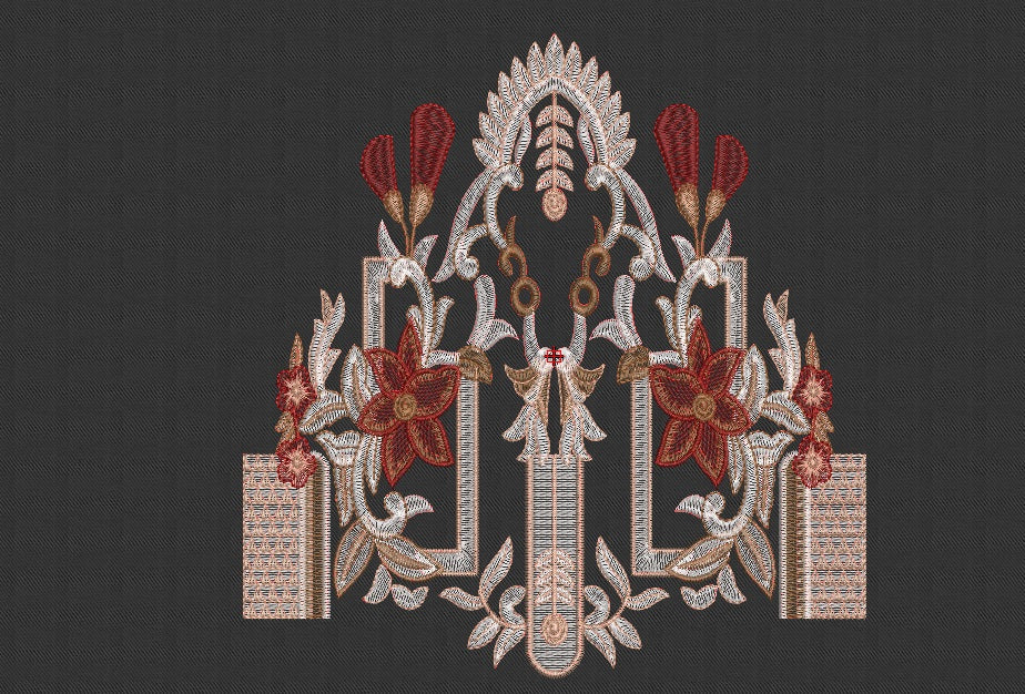 Flower Embroidery Design